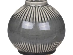 Outlet Chic Antique Vase mit gestreiftem Muster