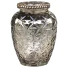 Outlet Chic Antique Vase mit Perlenkante und Schliff