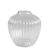 Online Chic Antique Vase mit Rillen