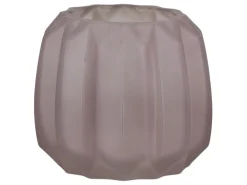 Sale Chic Antique Vase mit Rillen mattiert