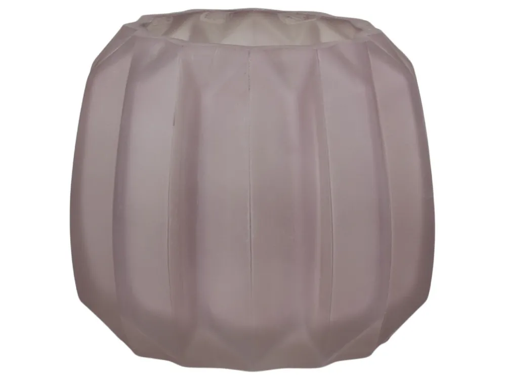 Sale Chic Antique Vase mit Rillen mattiert