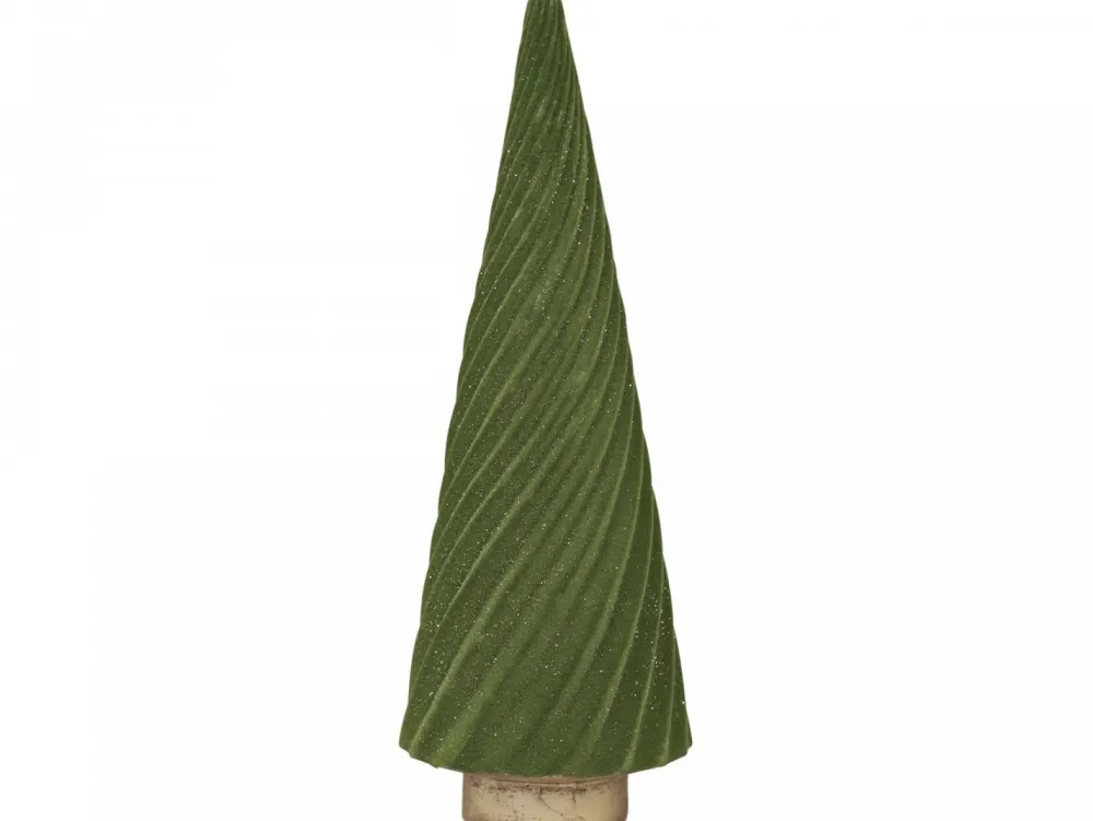 Discount Chic Antique Velours Weihnachtsbaum auf Fuß