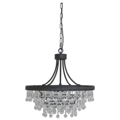 Outlet Chic Antique Versailles Kronleuchter mit tropfenformigen Glasprismen