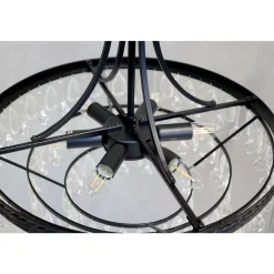 Outlet Chic Antique Versailles Kronleuchter mit tropfenformigen Glasprismen
