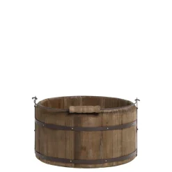 Online Chic Antique Vintage Eimer aus Holz mit Griff