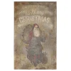 Clearance Chic Antique Vintage Schild mit Weihnachtsmann Shabby