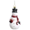 Discount Chic Antique Vintage Schneemann Figur zum Aufhängen