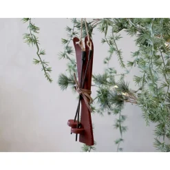 Clearance Chic Antique Vintage Ski zum Aufhängen