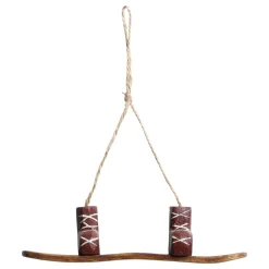 Outlet Chic Antique Vintage Snowboard zum Aufhängen