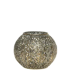 Outlet Chic Antique Vire Eisen Teelichthalter mit Muster