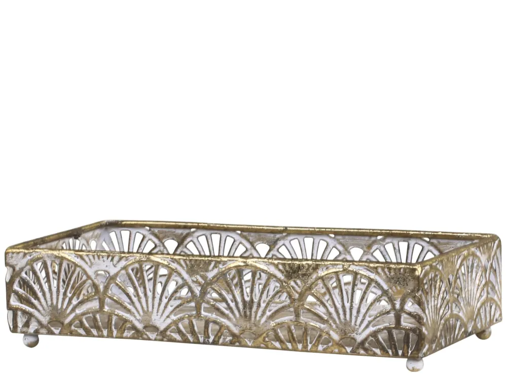 Chic Antique Vire Serviettenhalter mit Muster