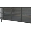 Chic Antique Vitrinenschrank mit gerillten Glastüren