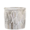 Chic Antique Vittel Blumentopf mit Goldmuster