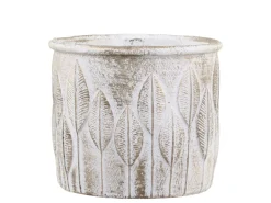 Chic Antique Vittel Blumentopf mit Goldmuster