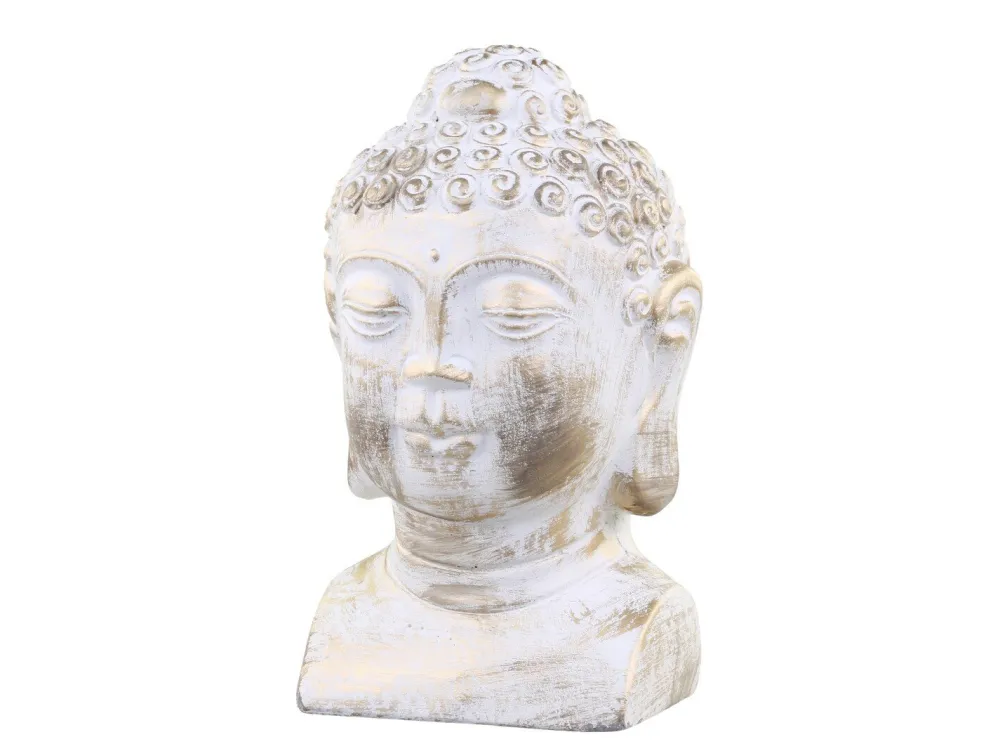 New Chic Antique Vittel Buddha mit Gold Muster
