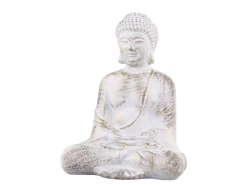 New Chic Antique Vittel Buddha mit Gold Muster