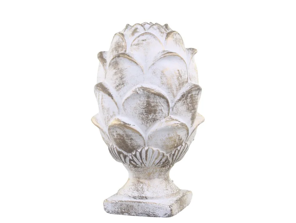 New Chic Antique Vittel Dekor auf Fuß Artischocke