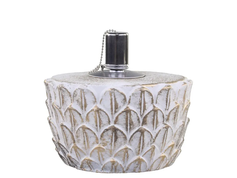 New Chic Antique Vittel Öllampe mit Gold Muster