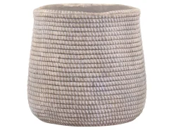 Outlet Chic Antique Évron Übertopf mit Flecht Muster