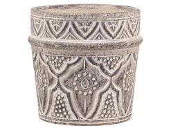 New Chic Antique Évron Blumentopf mit Muster