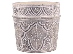 New Chic Antique Évron Blumentopf mit Muster