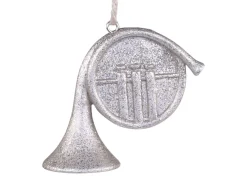 Discount Chic Antique Waldhorn Anhänger mit Glitzer