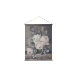 Chic Antique Wandbild aus Stoff mit Motivdruck