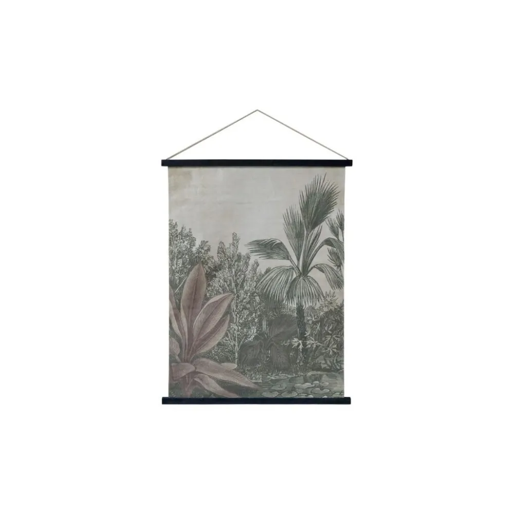 Chic Antique Wandbild aus Stoff mit Motivdruck