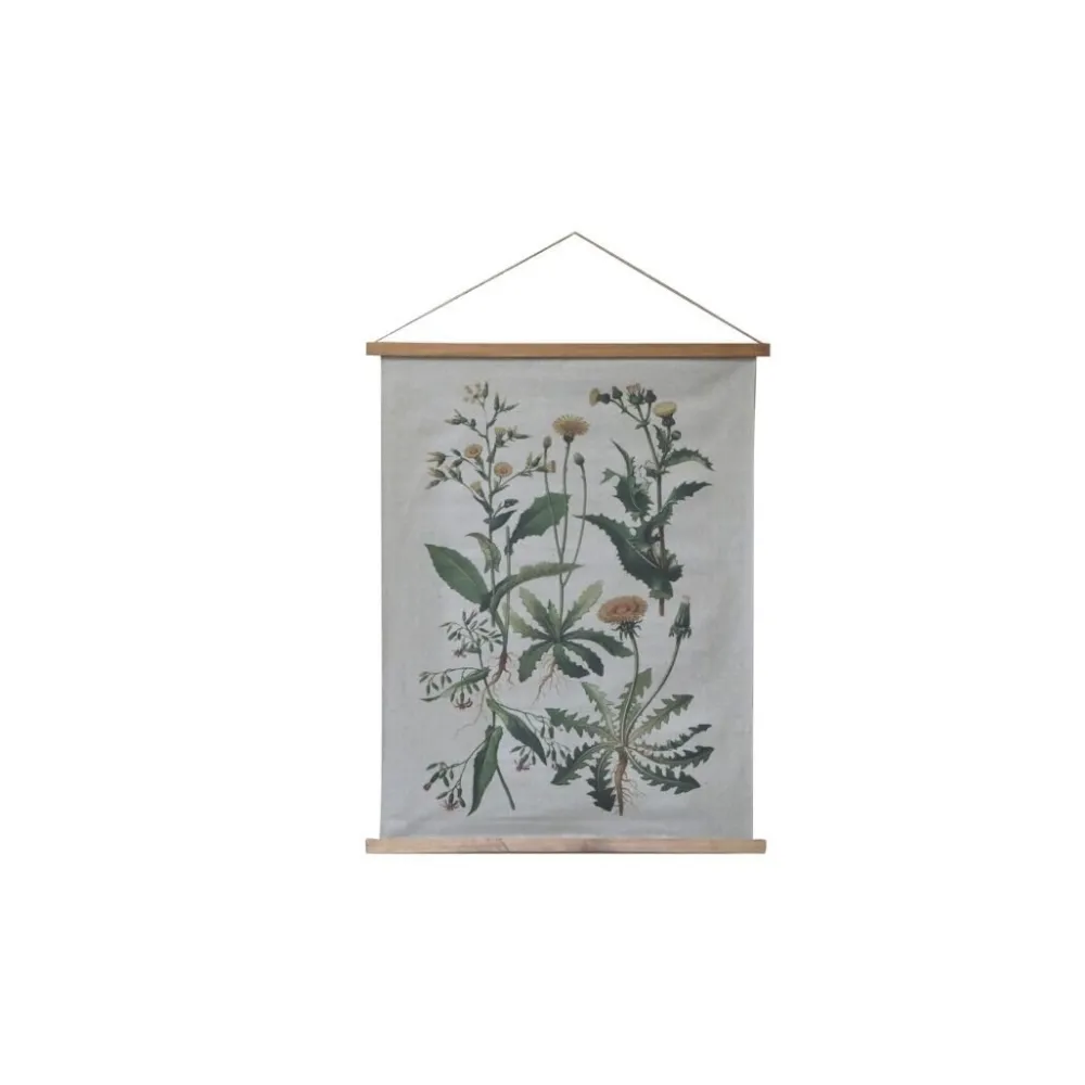 Chic Antique Wandbild aus Stoff mit Motivdruck