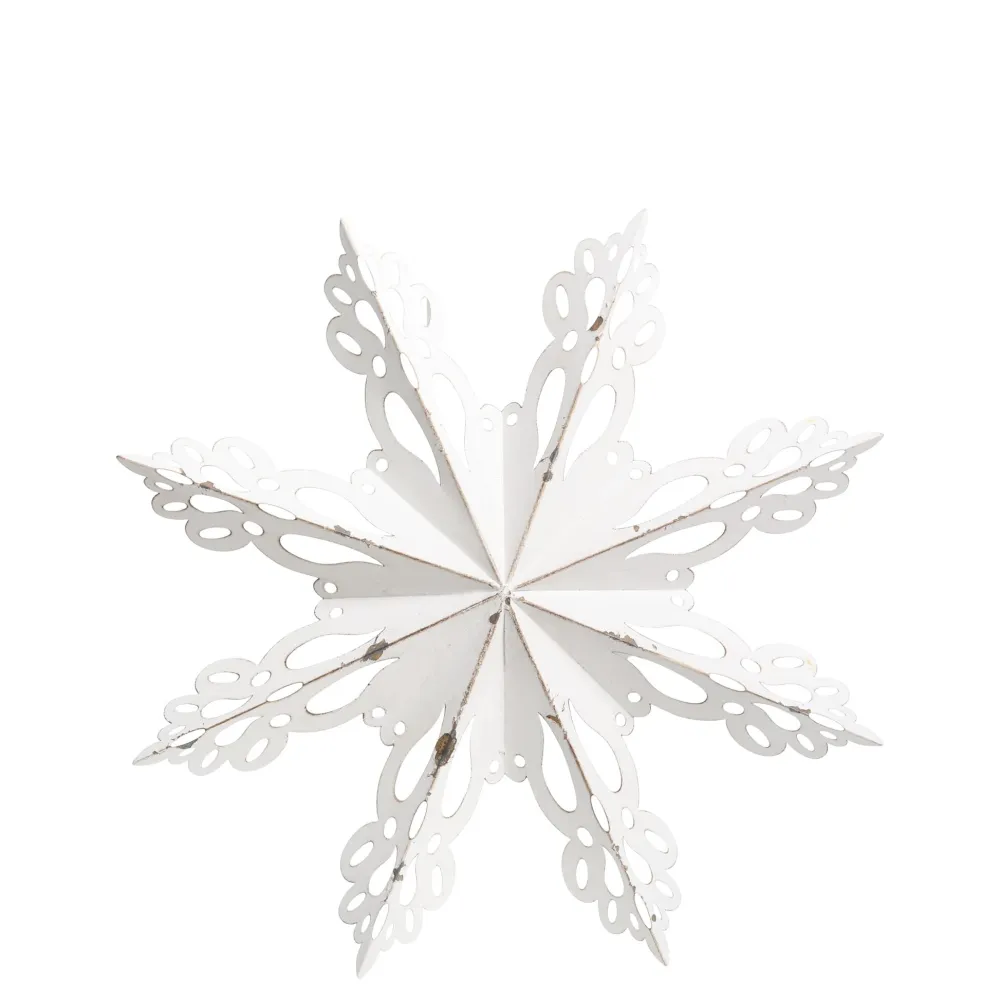 Sale Chic Antique Wanddekor Schneeflocke
