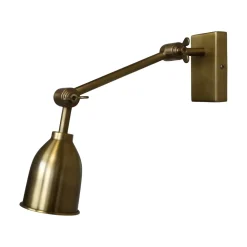 Outlet Chic Antique Wandlampe aus Messing