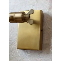 Outlet Chic Antique Wandlampe aus Messing