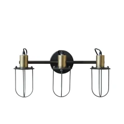 Sale Chic Antique Wandlampe Factory mit drei Fassungen