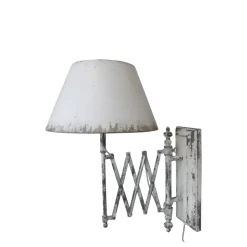 Clearance Chic Antique Wandlampe mit Ziehharmonika Halterung