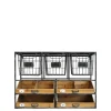 Chic Antique Wandregal mit Schubladen