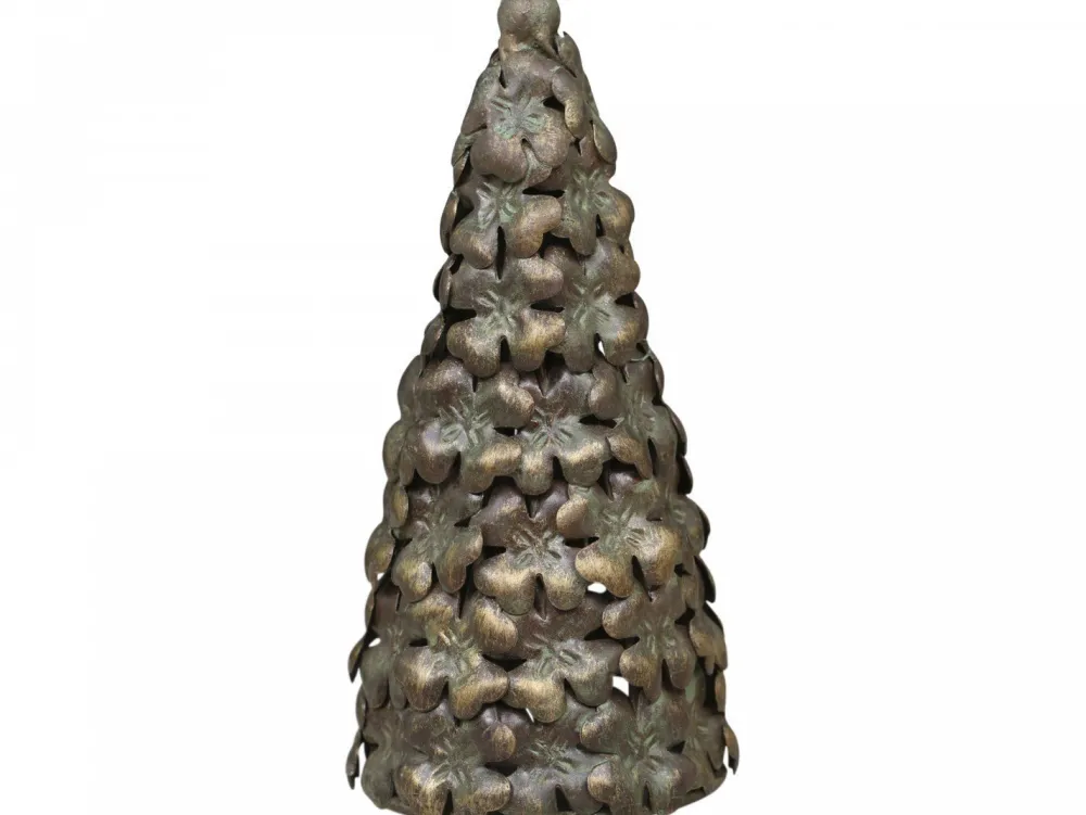 Outlet Chic Antique Weihnachtsbaum aus Eisenblumen