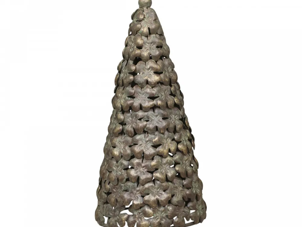 Outlet Chic Antique Weihnachtsbaum aus Eisenblumen