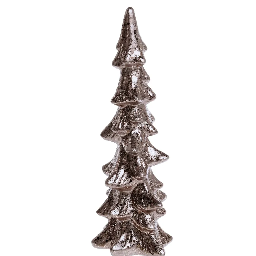 New Chic Antique Weihnachtsbaum Aufsteller mit Glitzer