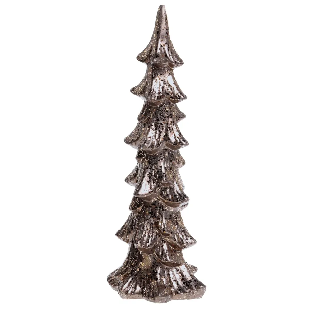 New Chic Antique Weihnachtsbaum Aufsteller mit Glitzer