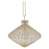 New Chic Antique Weihnachtskugel Diamantform aus Glas