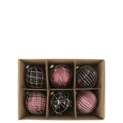 Online Chic Antique Weihnachtskugeln in einer Schachtel 6er-Set