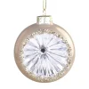 Sale Chic Antique Weihnachtskugel mit Kristalloptik