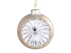 Sale Chic Antique Weihnachtskugel mit Kristalloptik