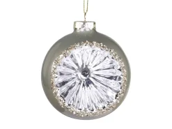 Sale Chic Antique Weihnachtskugel mit Kristalloptik