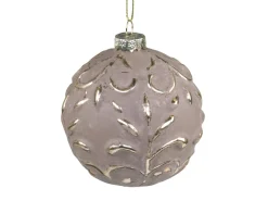 Sale Chic Antique Weihnachtskugel mit Goldmuster Vrilles