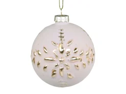 New Chic Antique Weihnachtskugel mit Goldmuster Fleur