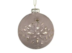 New Chic Antique Weihnachtskugel mit Goldmuster Fleur