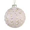 Discount Chic Antique Weihnachtskugel mit Goldmuster Fleche