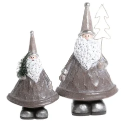 Hot Chic Antique Weihnachtsmann mit LED Baum 2er-Set