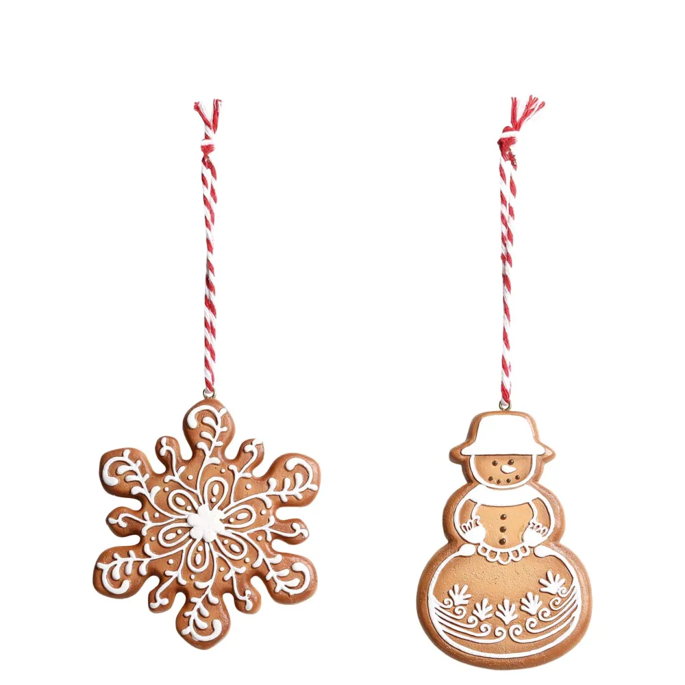 Sale Chic Antique Weihnachtsplätzchen Aufhänger 2er-Set